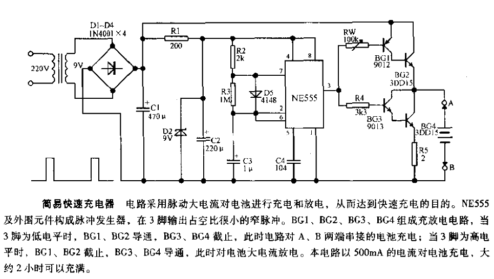 簡易快速充電器