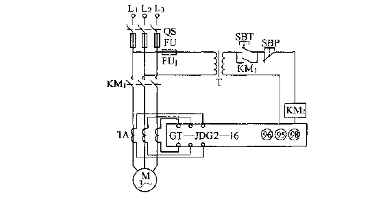 工泰GT-JDG2電動機保護器配合電流互感器應用電路