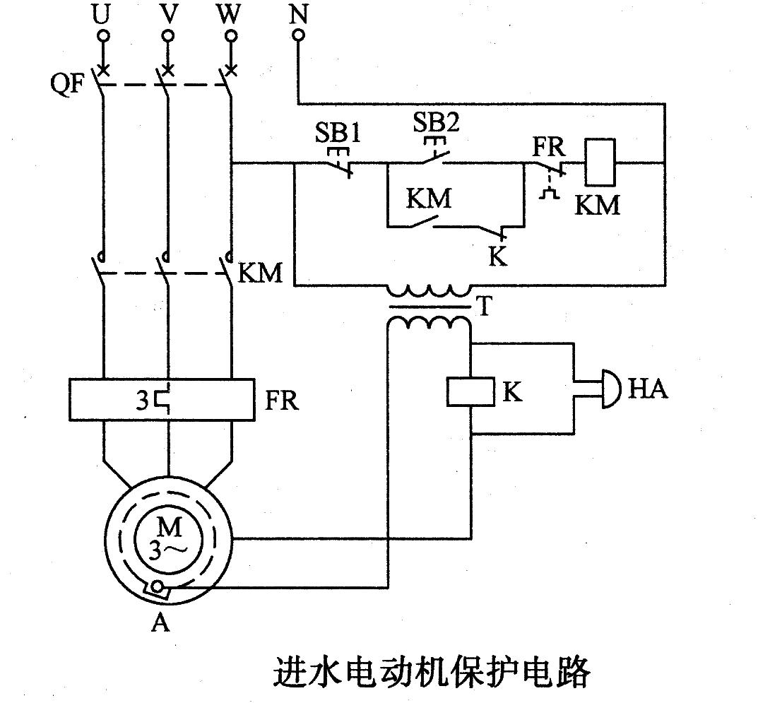 進水電動機保護電路