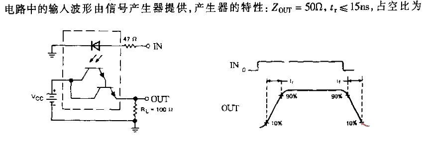 TIL113／TIL119A型光耦合器電路