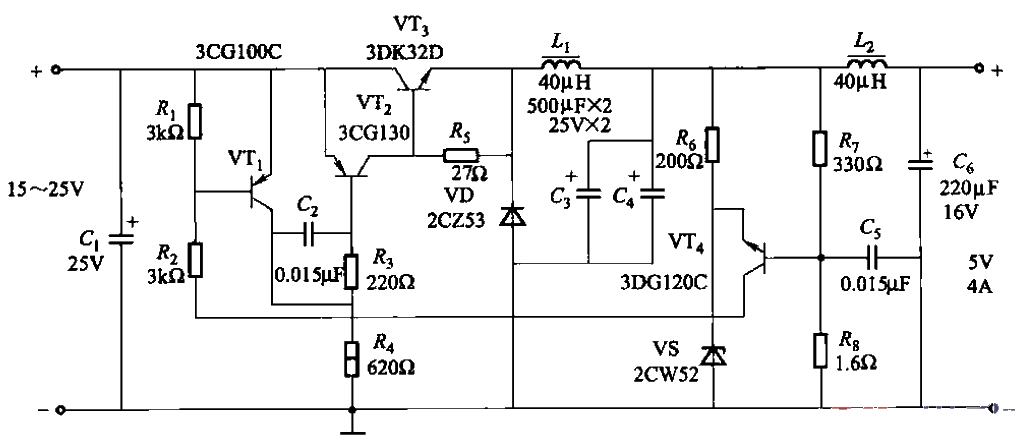 開關式穩壓電源電路之二