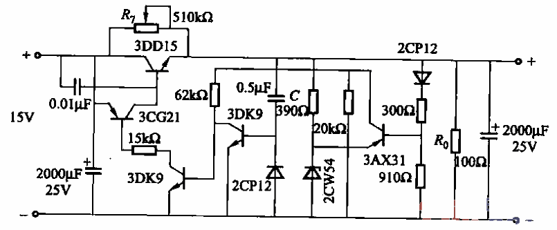 軟啟動穩壓電源電路之二