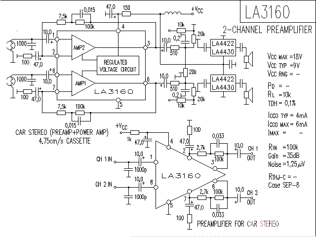 LA3160音響IC電路