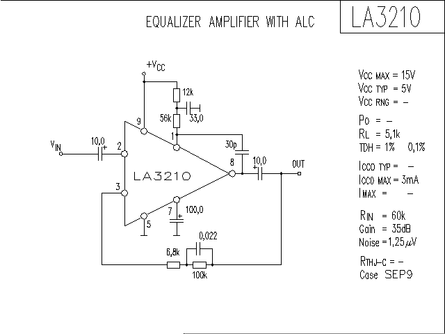 LA3210音響IC電路