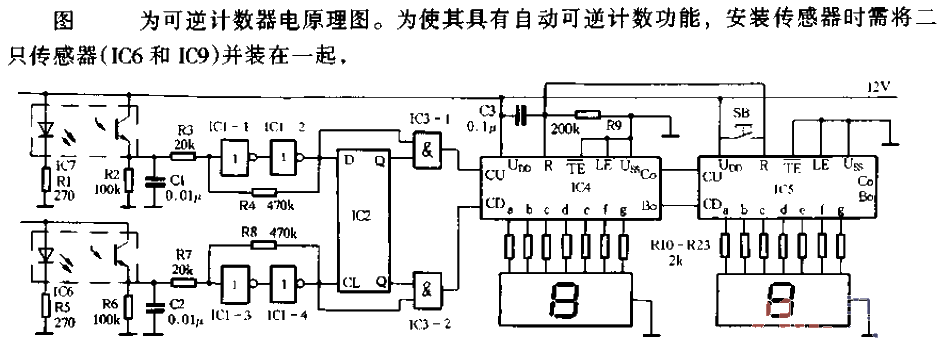 可逆計數器電路