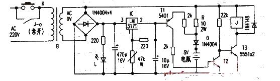電瓶充電器電路圖