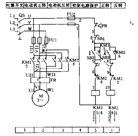 機電控制單向起動反接制動控制電路