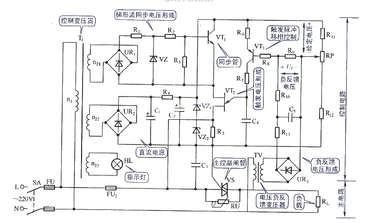 最實用基本圖解電路16－閉環控制交流調壓電路