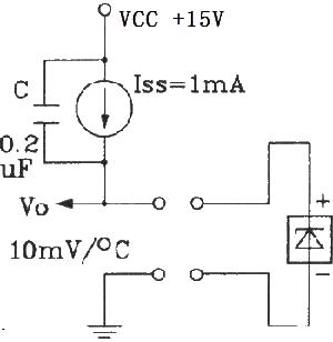 TSV采用恒流源的測溫電路圖