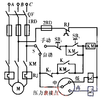 壓力自動控制電路