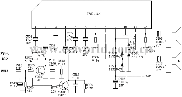 TA8211AH 伴音電路
