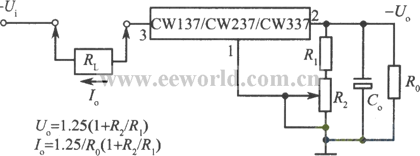 CW137組成的可調恒流源電路