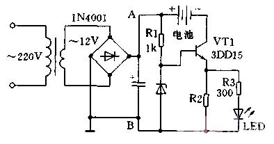 單管恒流充電器電路圖