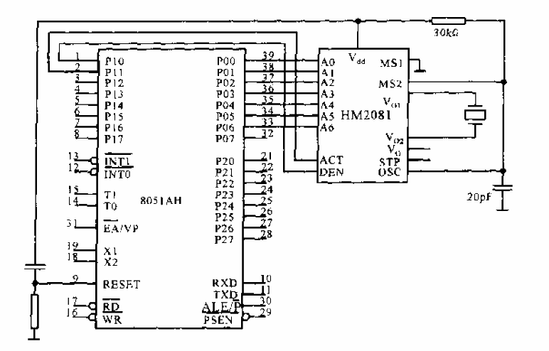 語(yǔ)音合成集成電路HM2081與8031接口