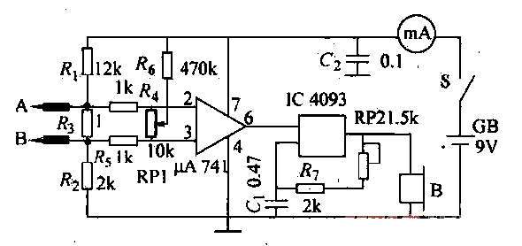 焊點測量儀電路