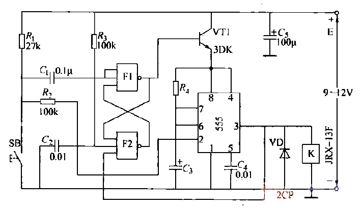 低功耗定時開關電路