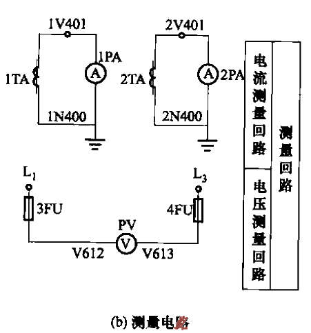 一臺軟啟動器拖動兩臺電動機的控制電路b