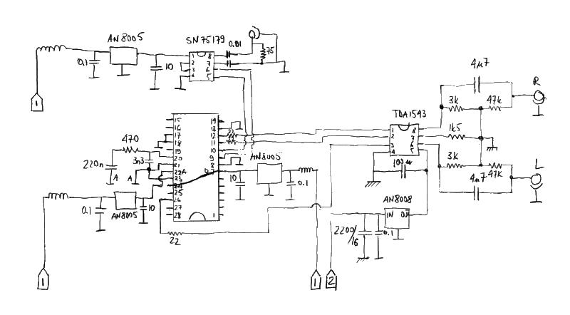 膽機(jī)TDA1543 DAC-2電路圖