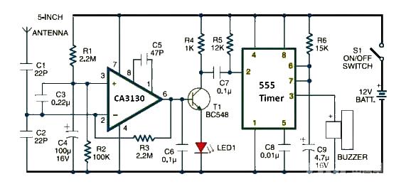 手機(jī)探測(cè)器電路圖