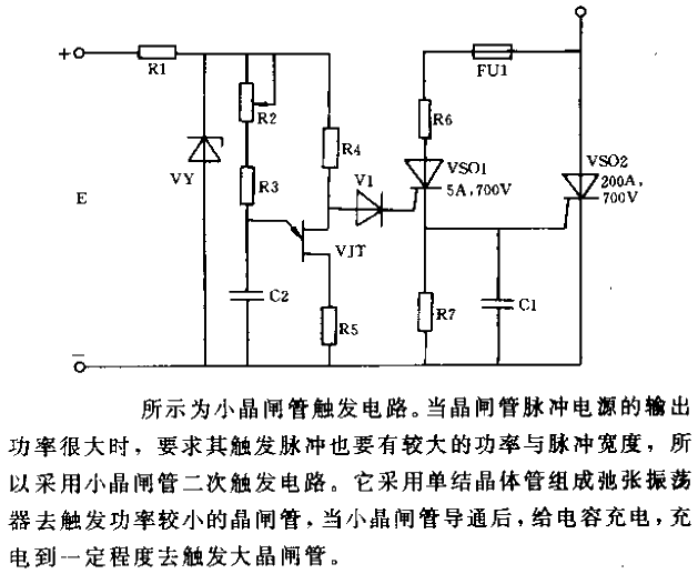 小晶閘管觸發(fā)電路