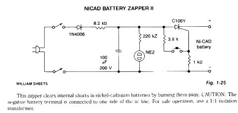NICAD Battery Zapper
