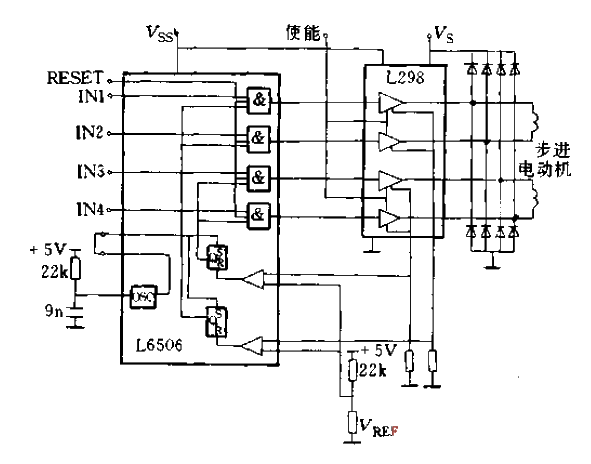 L298驅動兩相步進電動機